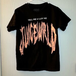 999 club Juice Wrld black pink short sleeve tee‎ shirt women’s small
